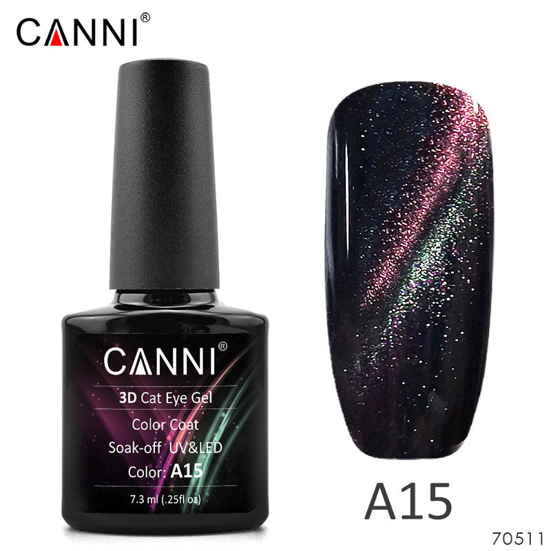 Magnetic Starry CANNI 3D Cat Eye Fashion UV & LED Soak off Nail Gel Polish