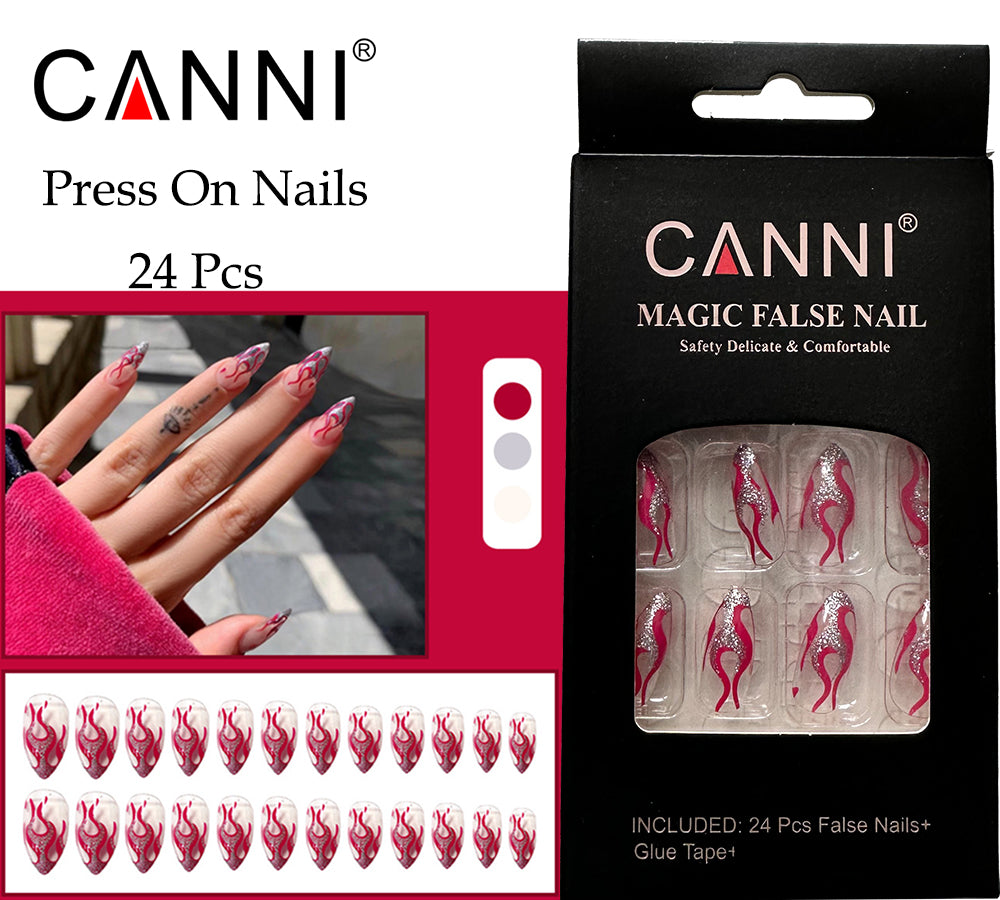 CANNI Press On Finger Nails - PRS123