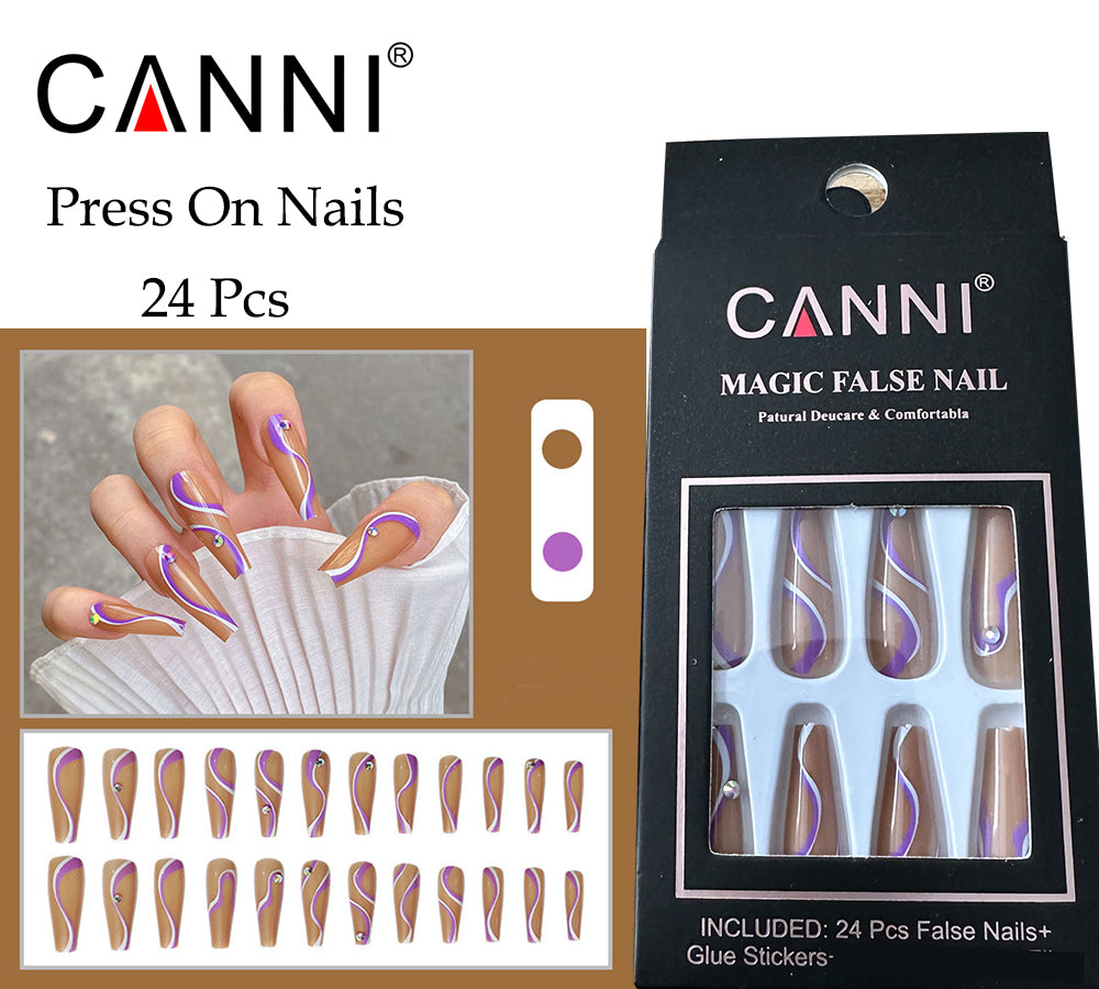 CANNI Press On Finger Nails - PRS126