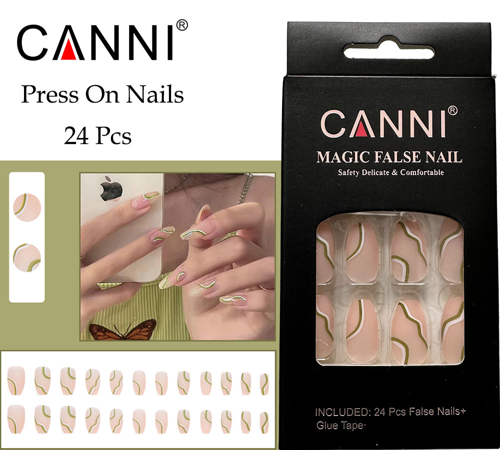 CANNI Press On Finger Nails - PRS168