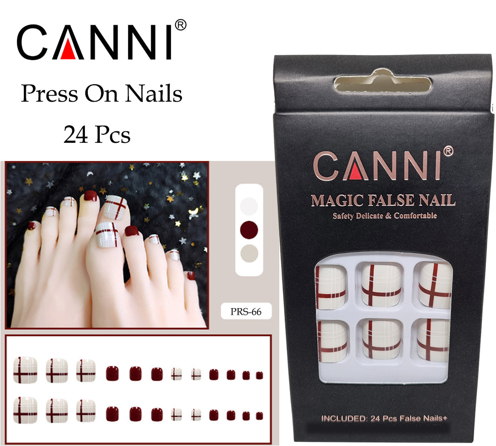 CANNI Press on toe nails - PRS66