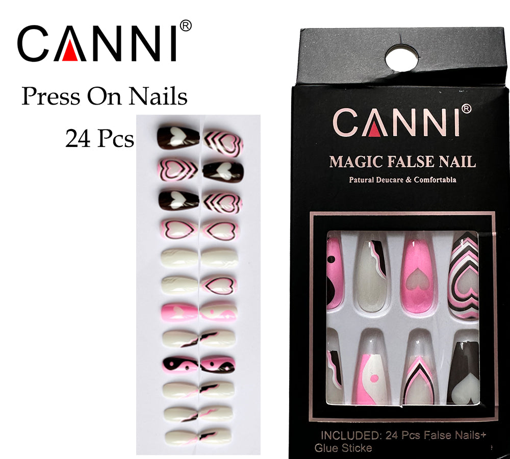 CANNI Press On Finger Nails - PRS98