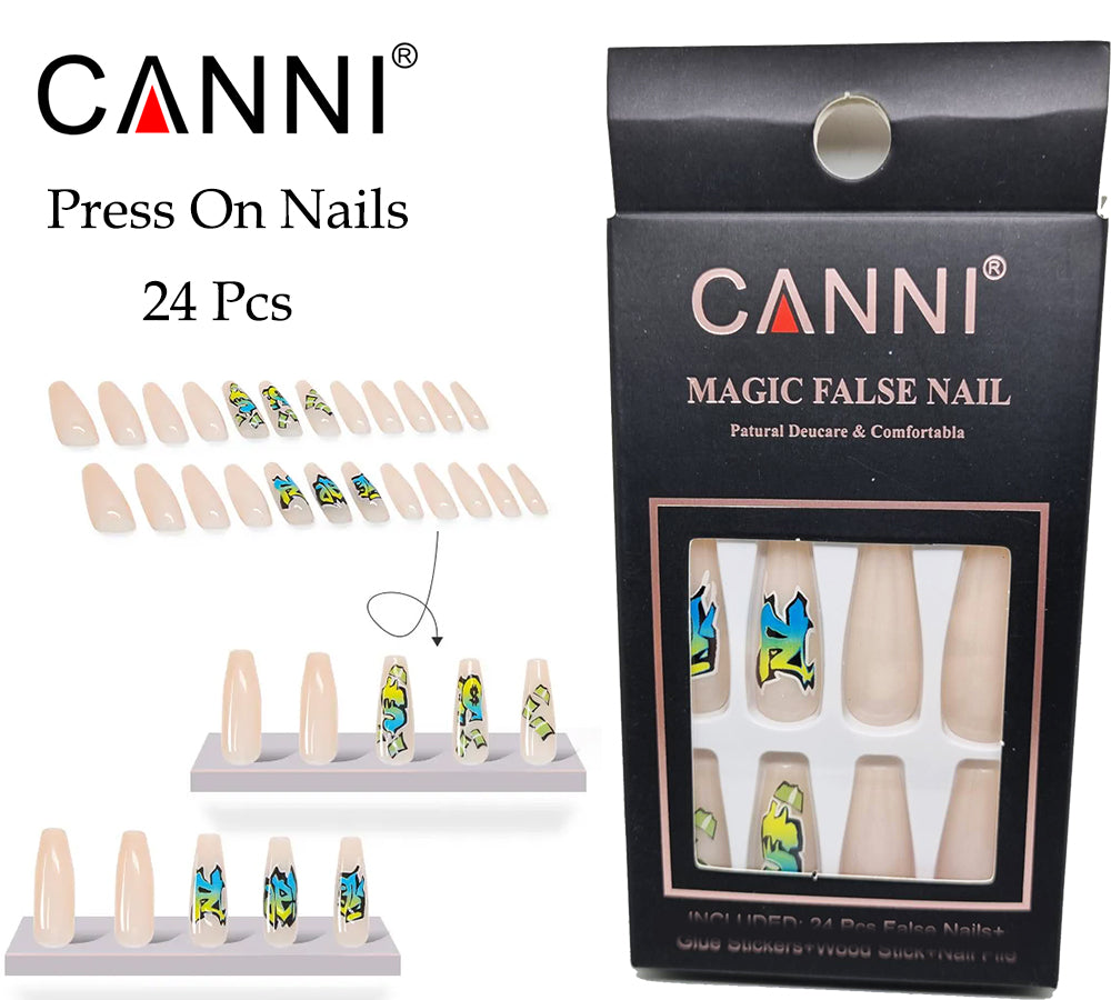 CANNI Press On Finger Nails - PRS-N34