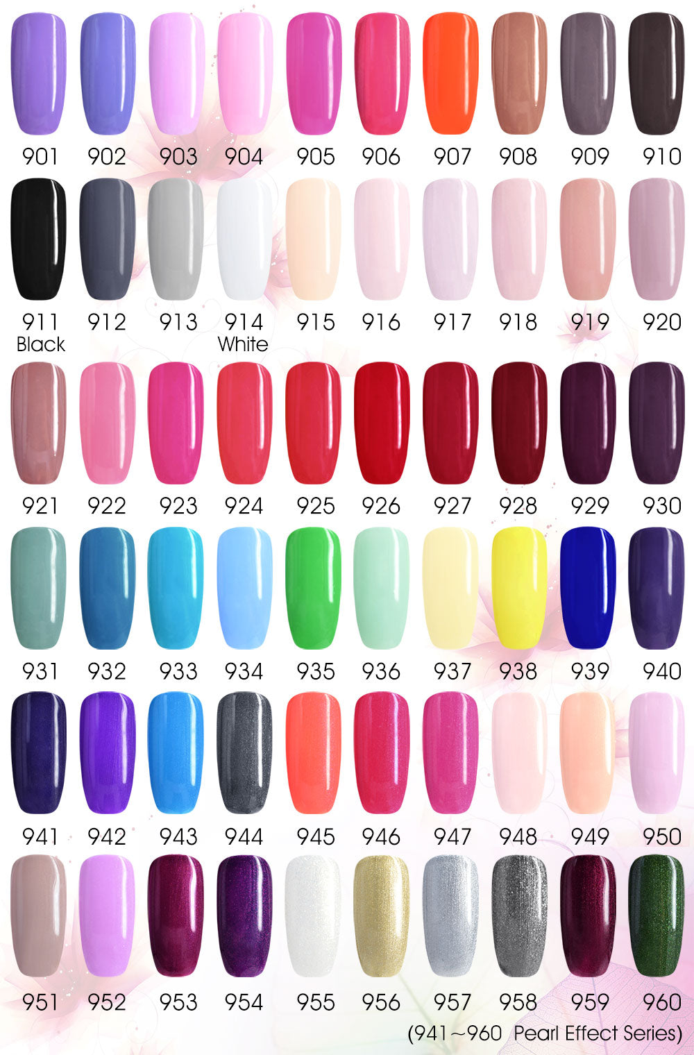 Premium UV Nail Gel Varnish Soak Off Nail Gel Shade 901 - 960