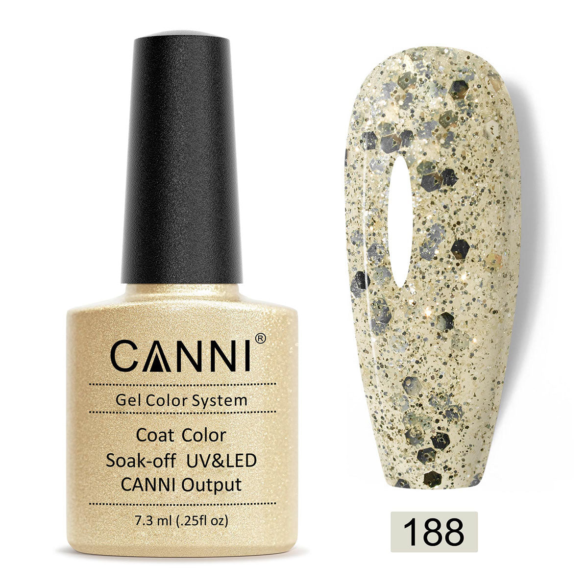 Soak off UV / LED Nail Gel Polish CANNI Classic Range - Shade 101 to 200