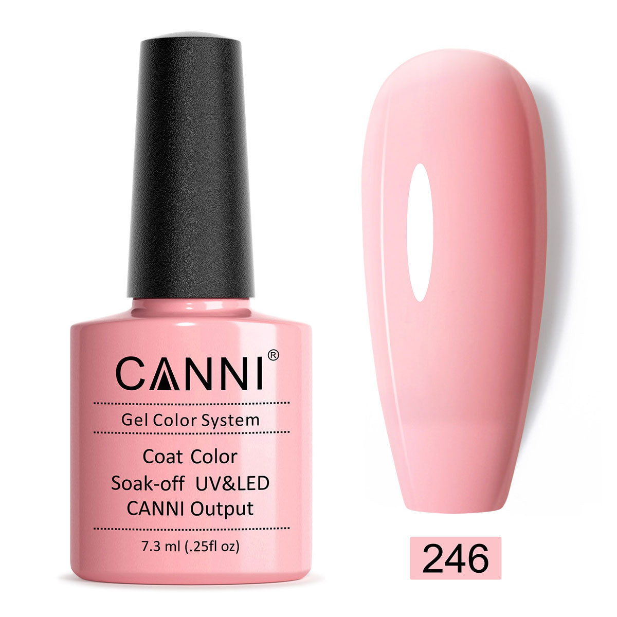 Soak off UV / LED Nail Gel Polish CANNI Classic Range - Shade 201 to 258