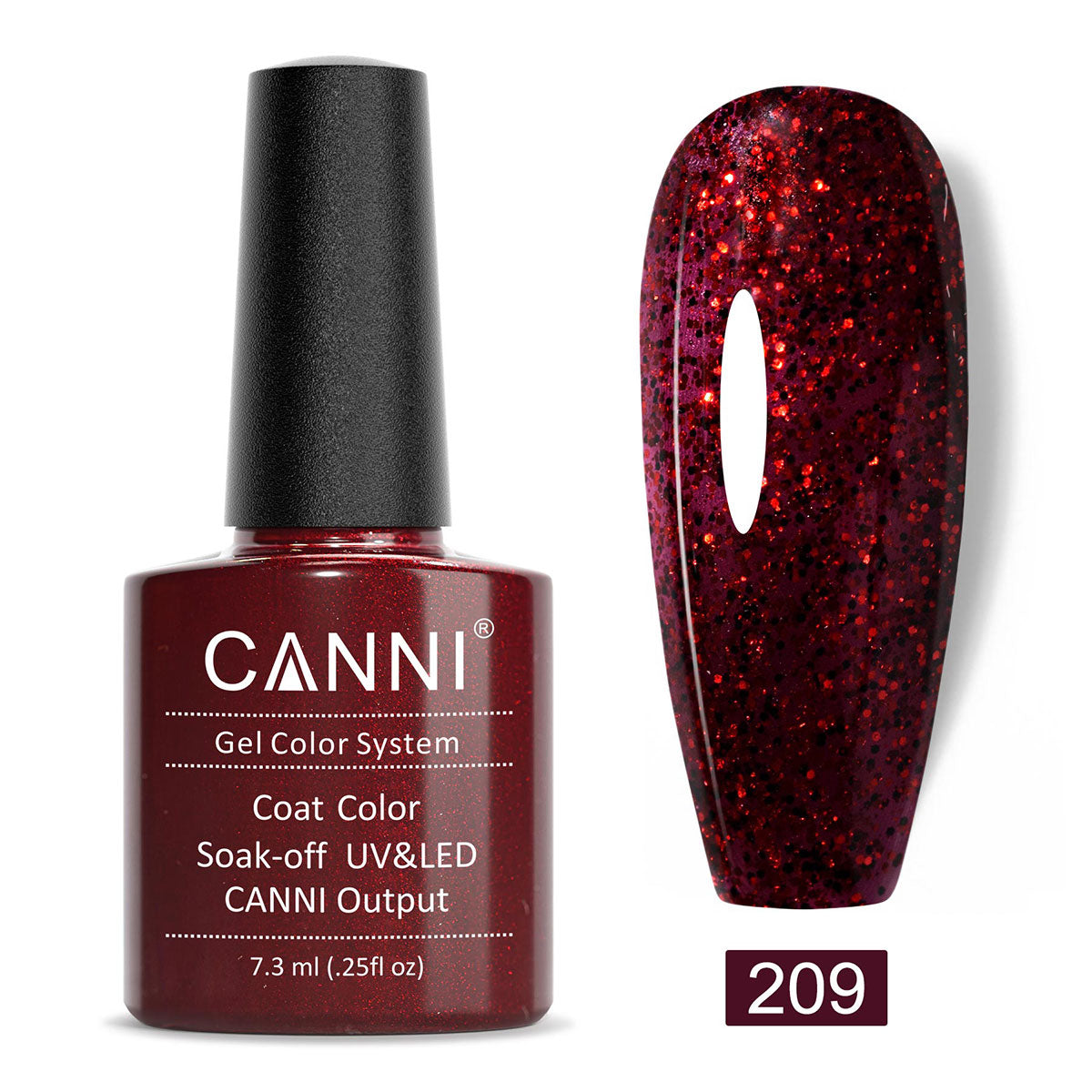 Soak off UV / LED Nail Gel Polish CANNI Classic Range - Shade 201 to 258