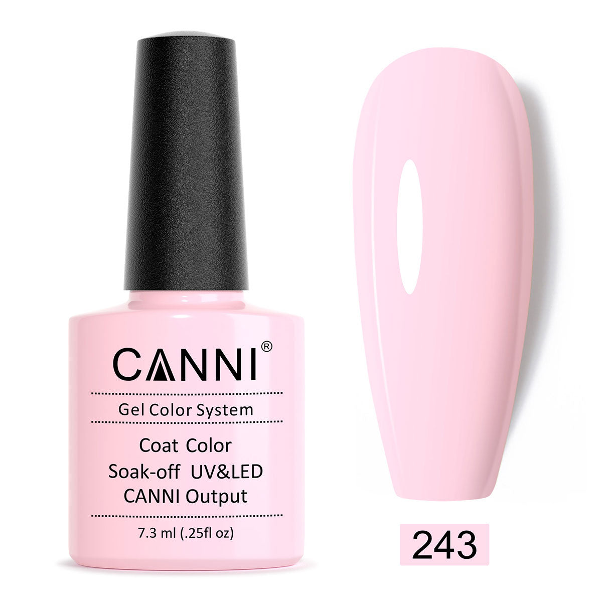 Soak off UV / LED Nail Gel Polish CANNI Classic Range - Shade 201 to 258