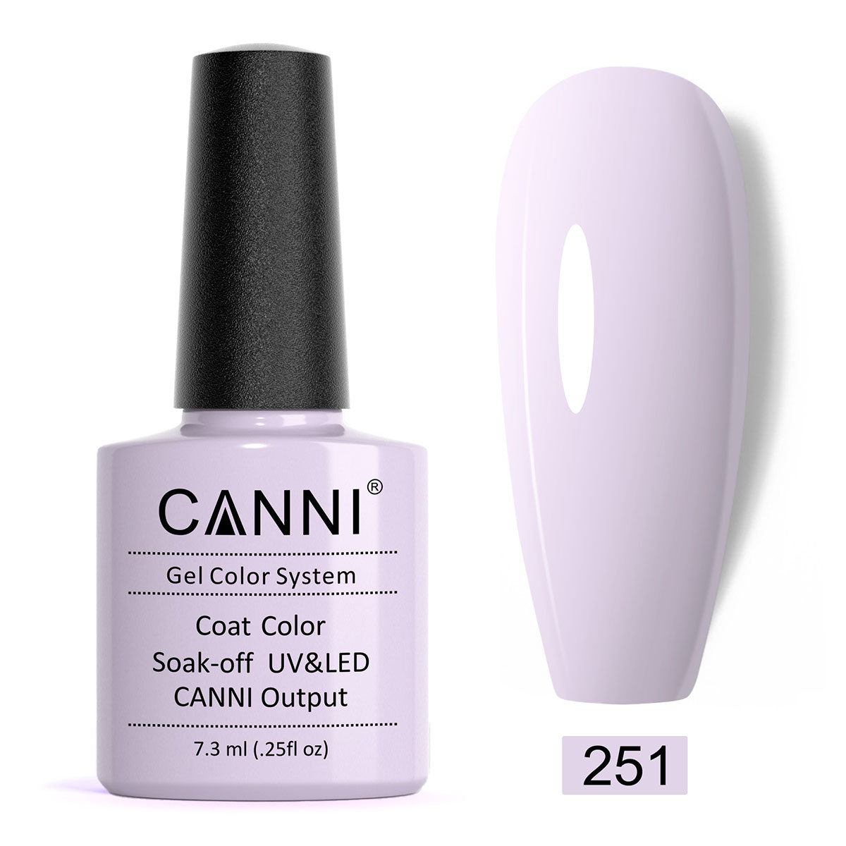 Soak off UV / LED Nail Gel Polish CANNI Classic Range - Shade 201 to 258