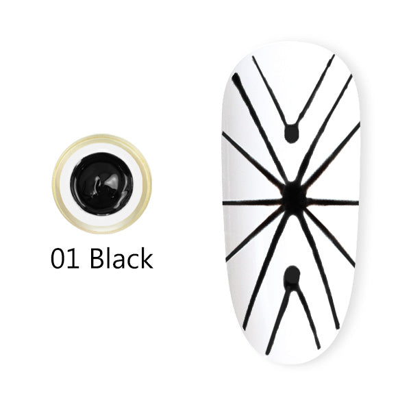 Spider Gel Easy Apply Nail Art Design Soak off UV LED 3D / 4D 8ml
