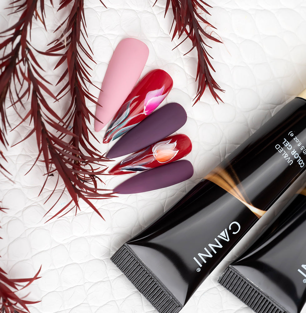 CANNI Stamping Gel UV / LED Nail Gel Varnish - 18 Colours