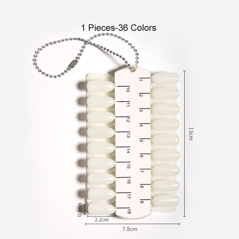 Nail Practicing Tips - Nail Colour Swatches - 24Tips / 36Tips