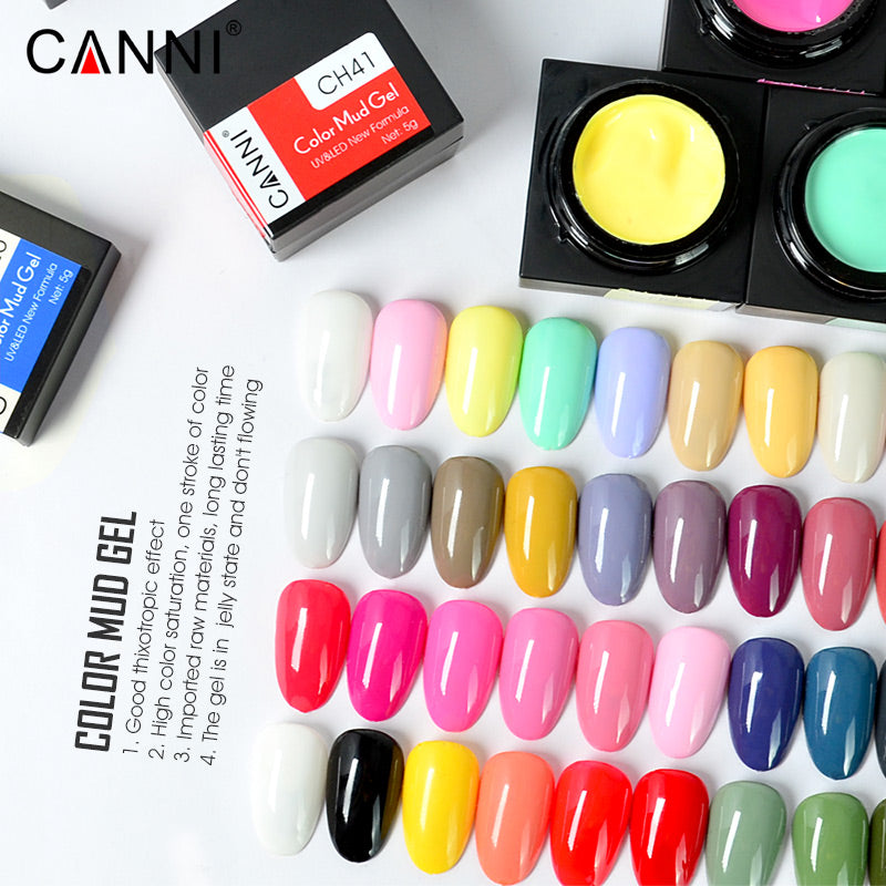 CANNI UV / LED Mud Gel Non Flowing Nail Gel Varnish