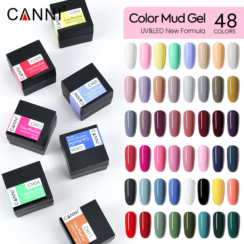 CANNI UV / LED Mud Gel Non Flowing Nail Gel Varnish