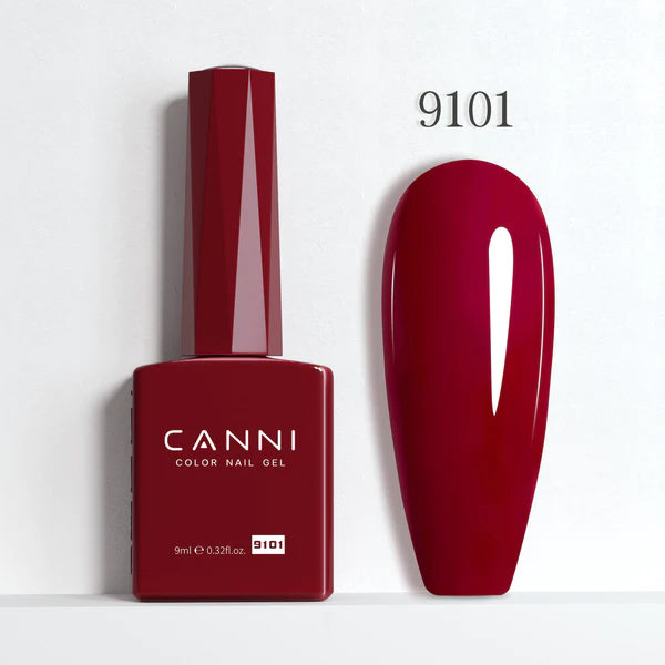 CANNI® Hema Free 9ml Nail Gel Polish Soak Off LED Colours Shades 9073 - 9144