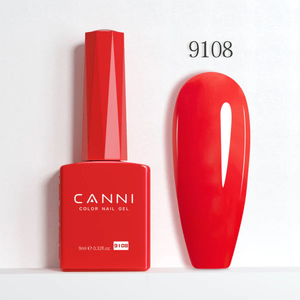 CANNI® Hema Free 9ml Nail Gel Polish Soak Off LED Colours Shades 9073 - 9144