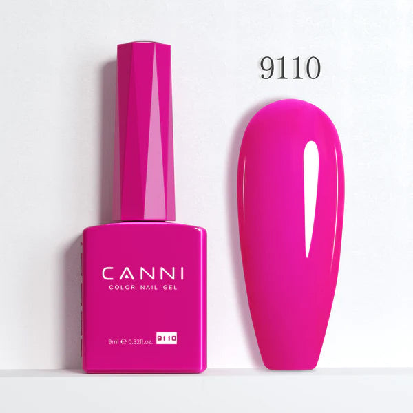 CANNI® Hema Free 9ml Nail Gel Polish Soak Off LED Colours Shades 9073 - 9144