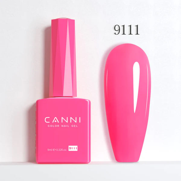 CANNI® Hema Free 9ml Nail Gel Polish Soak Off LED Colours Shades 9073 - 9144