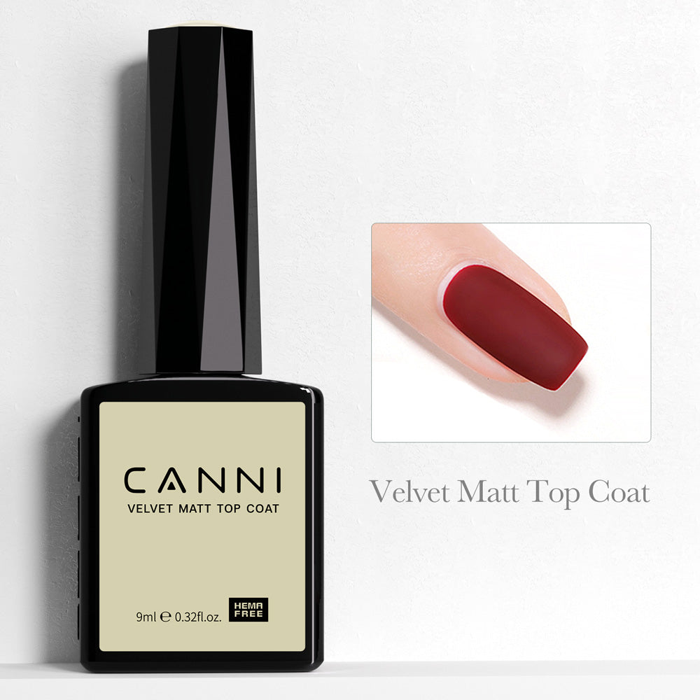 CANNI HEMA-Free Velvet Matt Top Coat and Base Coat