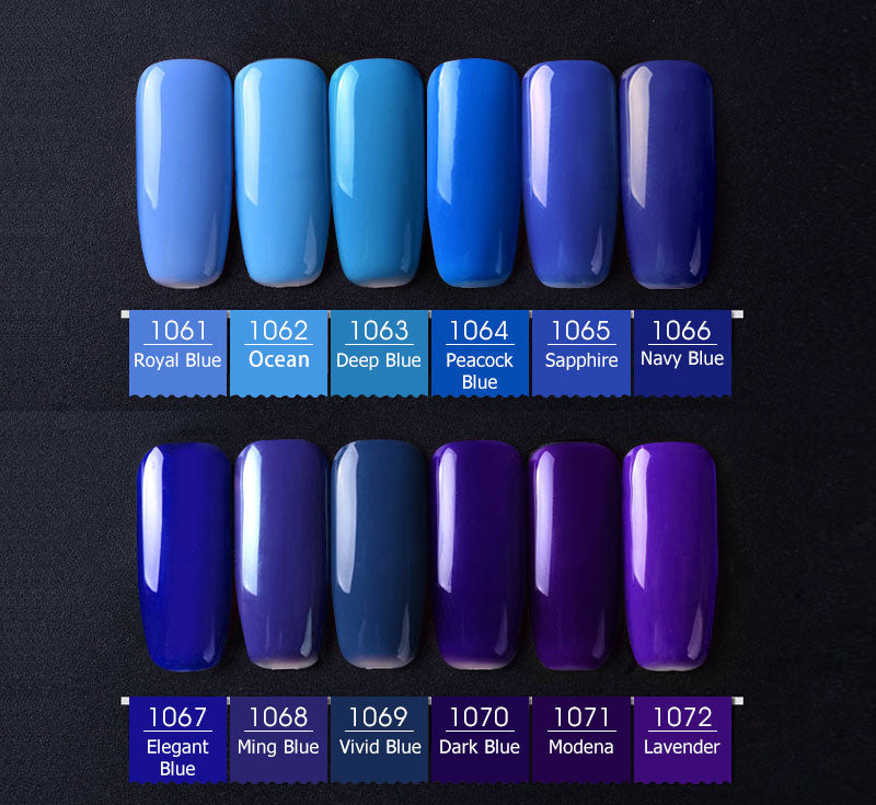 CANNI Premium Soak Off UV / LED Nail Gel Polish Shade 1001 - 1060