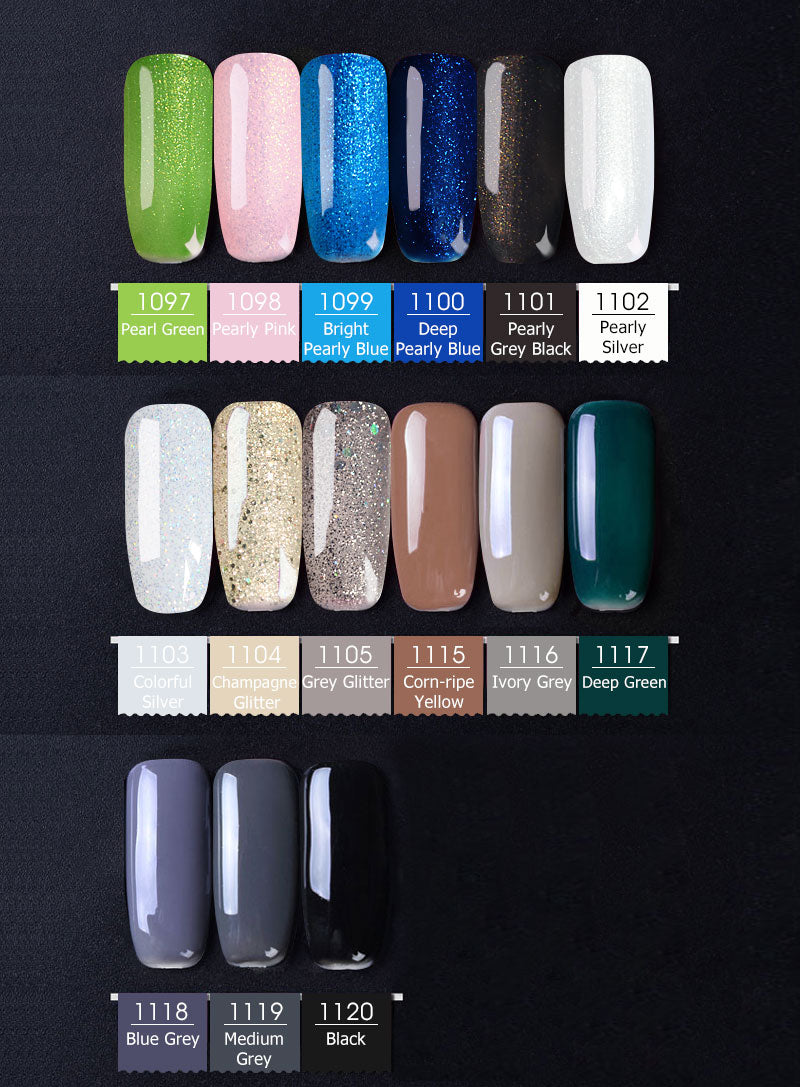 CANNI Premium Soak Off UV / LED Nail Gel Polish Shade 1061 - 1120
